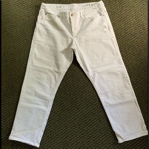 GAP White 1969 Real Straight Jeans (Size 16)